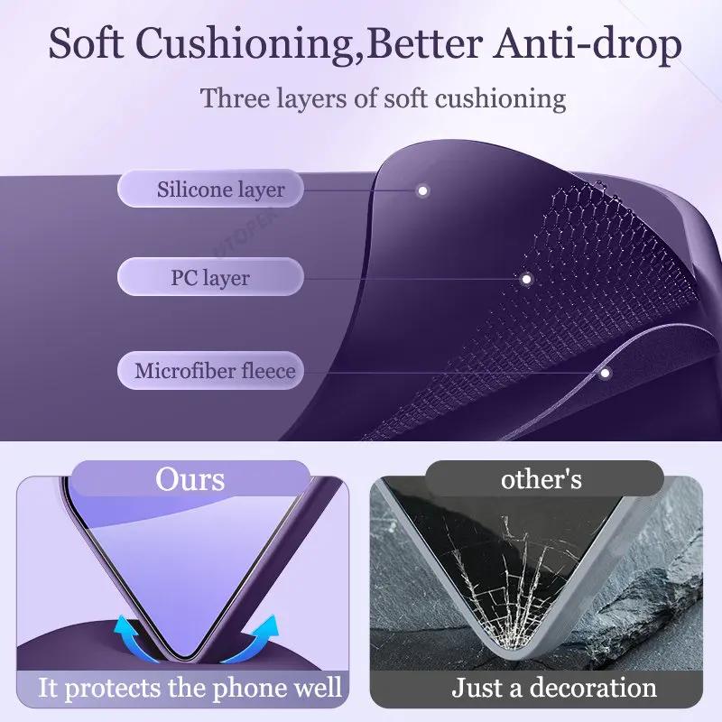 Luxuriöse offizielle Handyhülle aus flüssigem Silikon für iPhone 16 15 14 13 11 12 Pro Max 16 Plus ultradünne rutschfeste Hülle