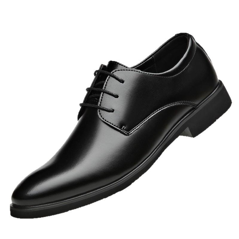 Men's Shoes Spring Soft Leather Business Men's Casual Leather Shoes Men's Wedding Shoes Formal Leather Shoes