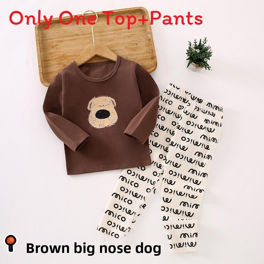 Kids Cotton Thermal Underwear Set With Soft Fabric For Autumn And Spring Playtime