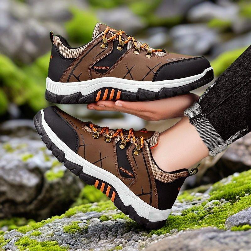 Men's shoes summer new men's versatile shoes black non-slip hiking shoes retro youth shoes