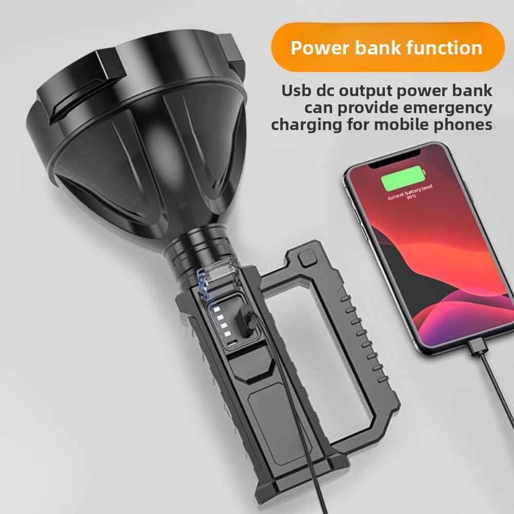 Portable Strong Light Searchlight Powerful Illumination Handheld Spotlight  Adventure Sports