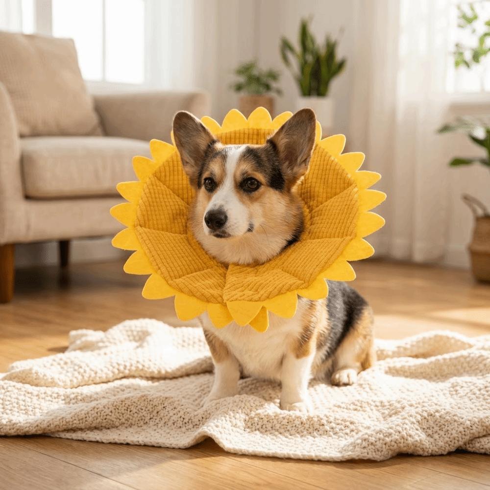 

Adjustable Fit et Recovery Collar Soft Foam Dog Cone Collar Skin Irritation Relief S