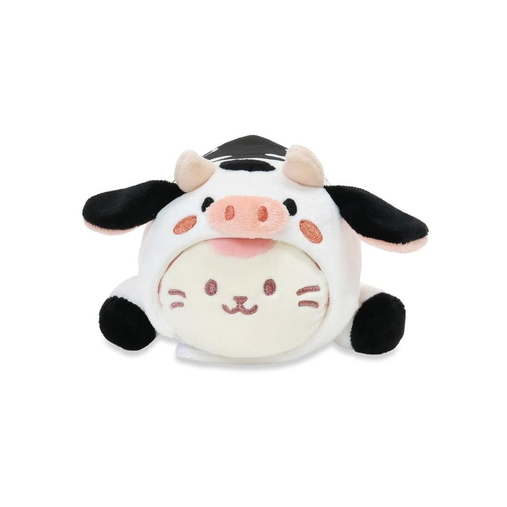 IRISRAIN ANIROLLZ Plush Toy, Small, Animal Form, Kitty Cow, 16x10x20cm, ANI-CT-PB8