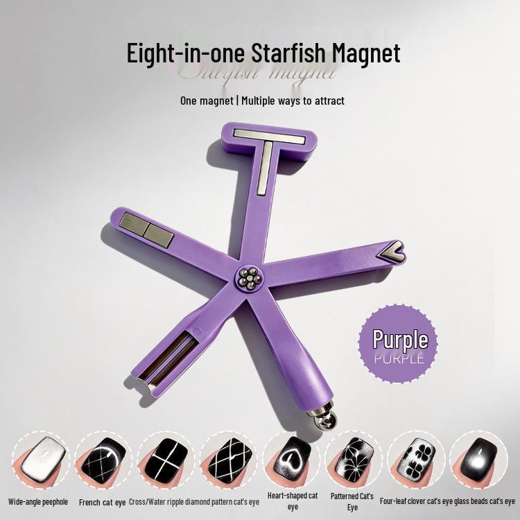 Magnete Triplo Occhio di Gatto: Strumento Magnetico per Unghie Cilindrico, Forte e Grande