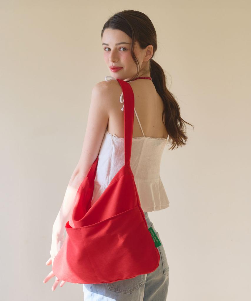 Benetton Easy Shoulder Bag - [Red]