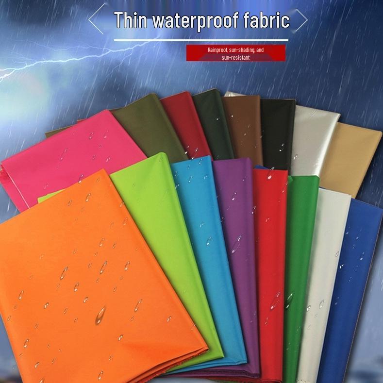 210T Silver-Coated Waterproof Dust Cover Fabric for Car, Tent, and UV Protection.