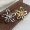 Xiaomi 925 Sterling Silver Rings for Women Couple Minimalist Handmade Simple Gold FLower Ring Fine Jewelry Gift Prevent Allergy