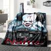 Customiz Name Personality Pennywise the Dancing Clown Blanket Soft &Warm Sofa Office Bed Travel Lunch Break Blanket, Gift Suitable All Seasons