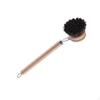 Dish Brush Ergonomic Wooden Handle Scrub Multi Use Lightweight for Counter