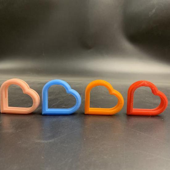 Heart Shaped Photo Stand 3D Printed Table Picture Holder Romantic Number Place Card Clip for Weddings Parties Events Restaurants