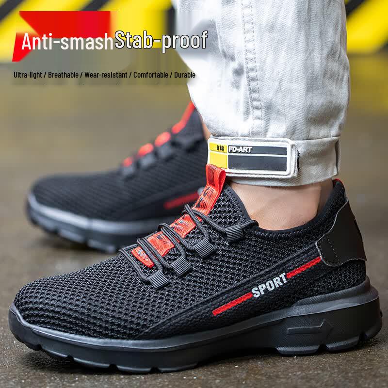 Old Steward Steel-Toe Puncture-Resistant Safety Work Shoes