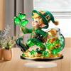 2D Flat Acrylic Standing Brand Ornament Handicraft Animal Peacock Ornament
