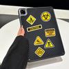 60pcs Waterproof Warning Sign Stickers for Phone Cases, Water Cups, Desktops, and Laptops