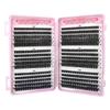 Diy Segmented Single Cluster False Eyelashes 30D-100D Dense D Warped Large Capacity Multi-Hair Eyelash Book