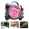 Retractable Garden Hose Reel 37.7Ft Portable Water Hose Reels for Outside with 3 in 1 Sprayer Nozzle Auto Spray Lock