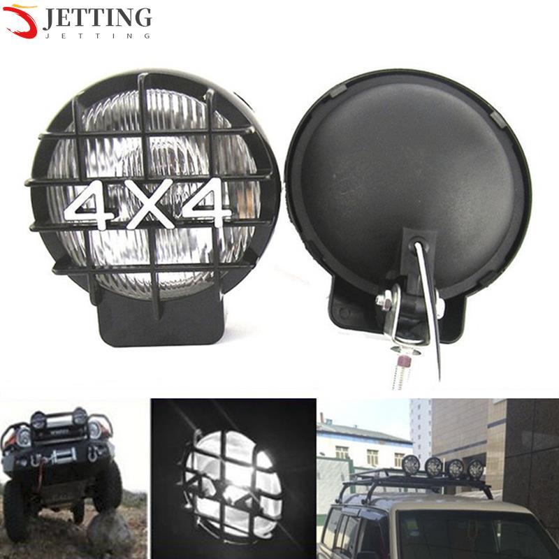 1X 5.5" 4X4 Round Off Road White Driving Halogen ATV Fog Light Lamp Spotlight