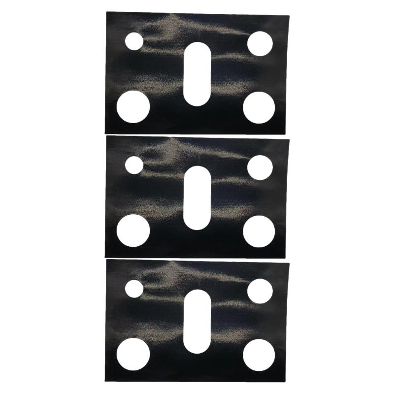 

Pack Of 3 Cuttable Teflons Stove Top Protectors for Gas Burners Non-Stick Liners Easy Maintenance Gas Range Covers 1