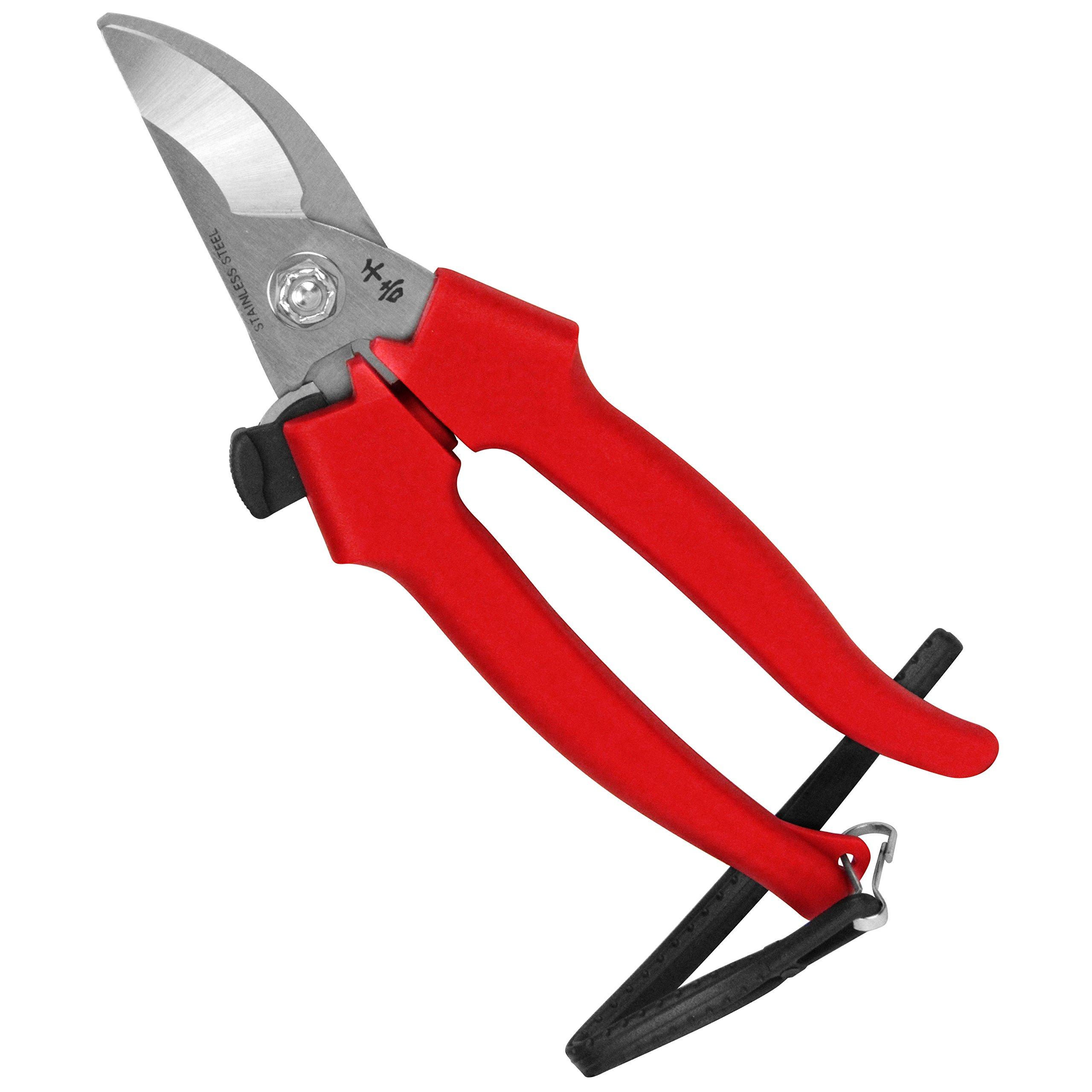 

Senkichi Stainless Steel Pruning Shears for Cutting Live Wood up to 15mm SGP-41