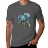 Watercolor Hydrangea TShirt Stylish Graphic Short Sleeve Top