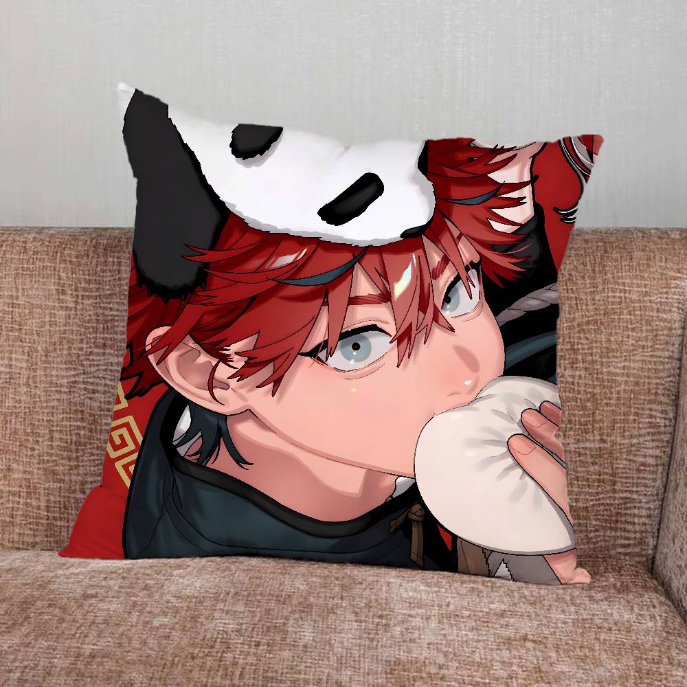 AAlma Comics GGokurakugai Creative Patterned Pillowcases for Interior Decoration Office Living Room Home