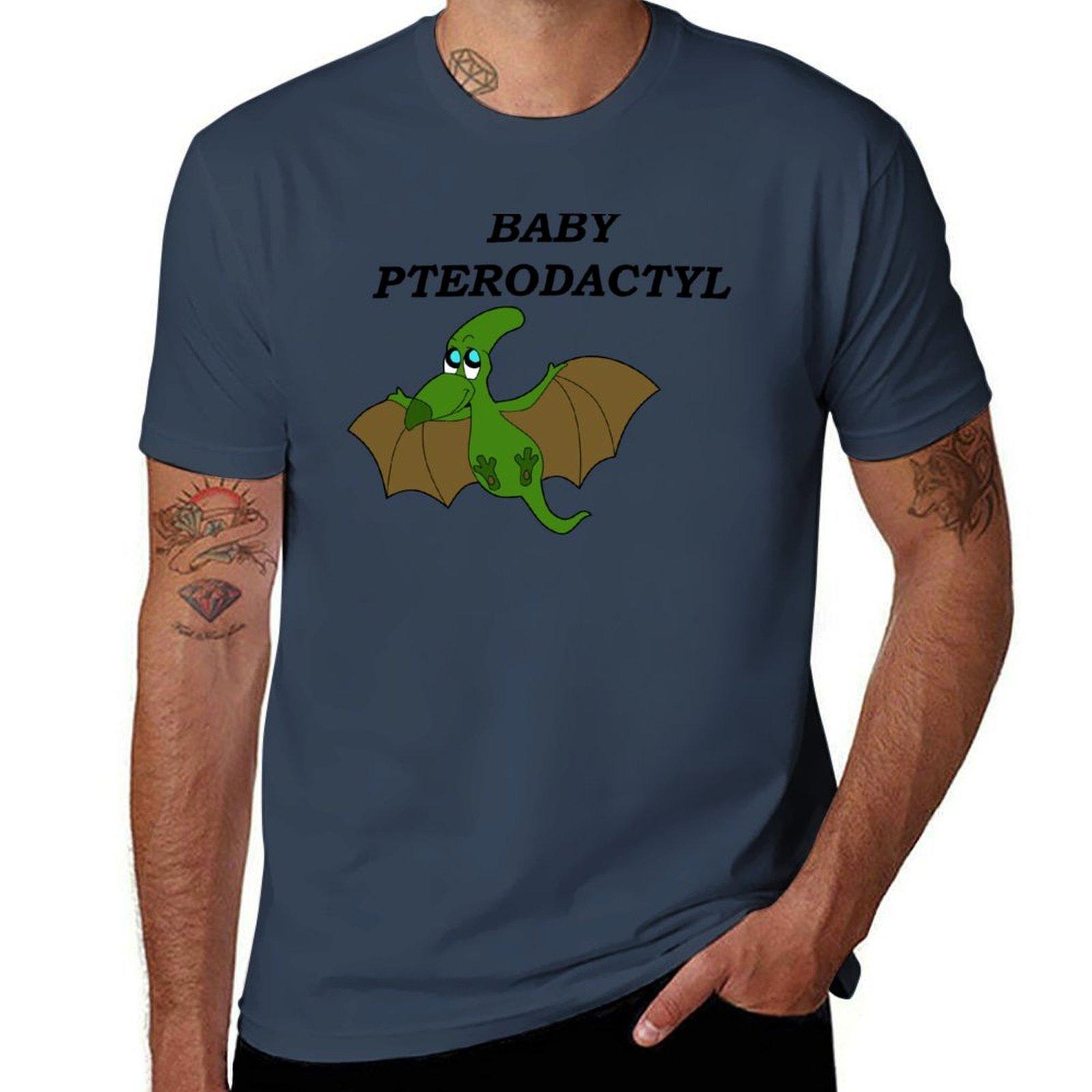 Baby Pterodactyl Tshirt Abstract Pattern Print Top S