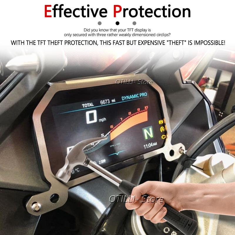 R1250RS TFT Sun Visor Anti Theft Screen Protector Meter Frame Cover FOR BMW R 1250 RS R1250 RS r1250rs Accessories