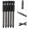 Marble Porcelain Brick Ceramic Glass Tile Hex Shank Drill Bits Black Triangular YG6X Alloy 74mm Multifunctional