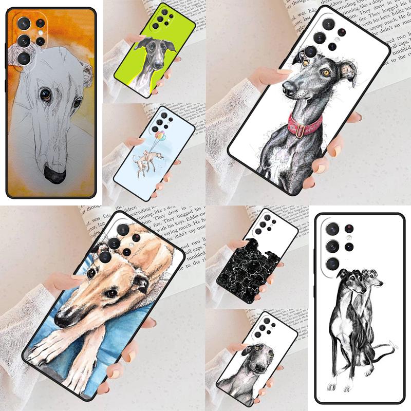Galgo Greyhound Dog SOFT Cell Phone Case for Samsung Galaxy S26 Ultra S25 S24 S23 S22 S21 S20 Note10 Cover
