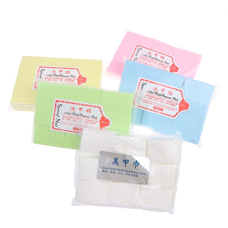 630 Pcs Acrylic Uv Gel Tips Cotton Nail Polish Remover Cleaner Wipes Lint Free