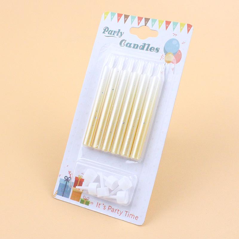 Birthday Cake Candle Small Fresh Gradient Color Children's Creative Romantic Party Candle