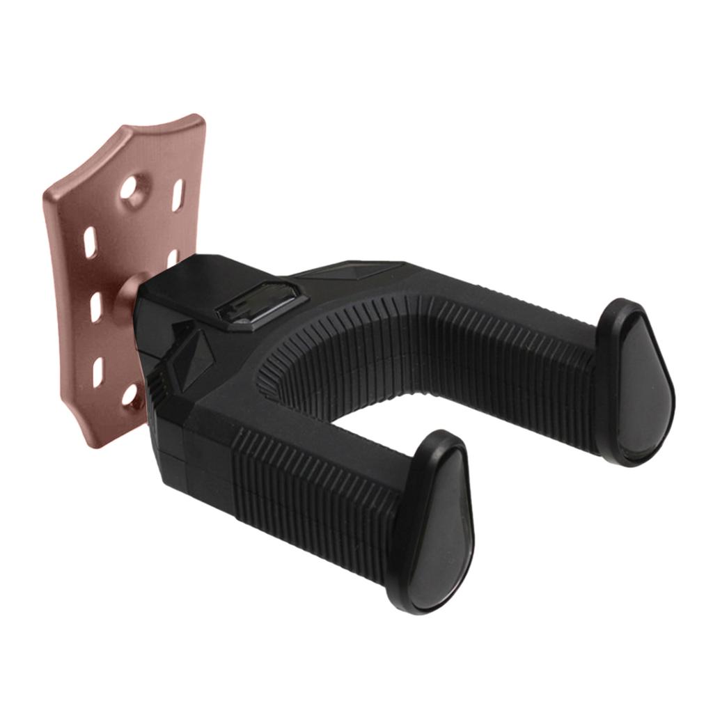 Guitar Wall Mount Hangers Rack Auto Lock Display Stand Musical Instrument Support Holder Wall Hook Easy to Install