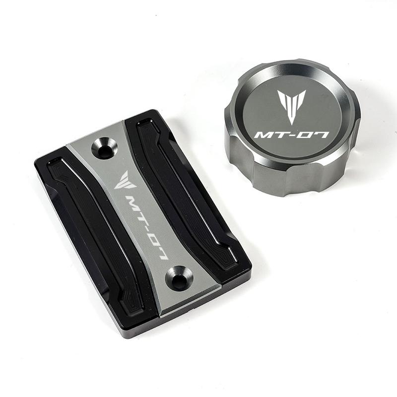 For Yamaha MT07 MT-07 MT 07 2014-2025 Motorcycle accessories brake Fluid Cylinder Master Reservoir oil filler Cap guard Cover