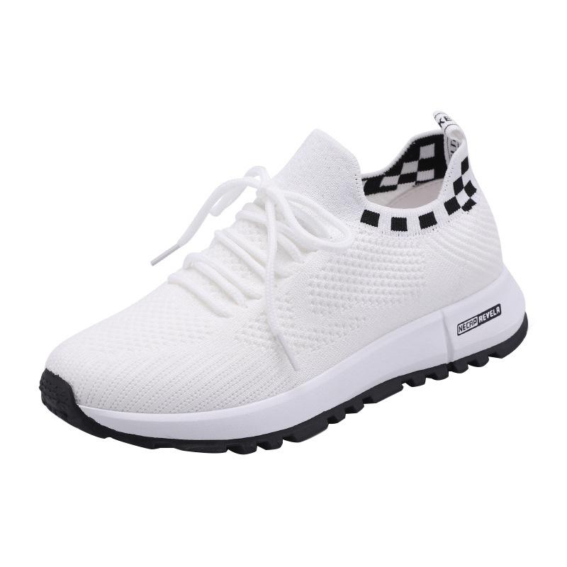 Women's Casual Shoes New Sports Shoes Women's Mesh Breathable White Shoes Comfortable Women's Sports Running Casual Shoes