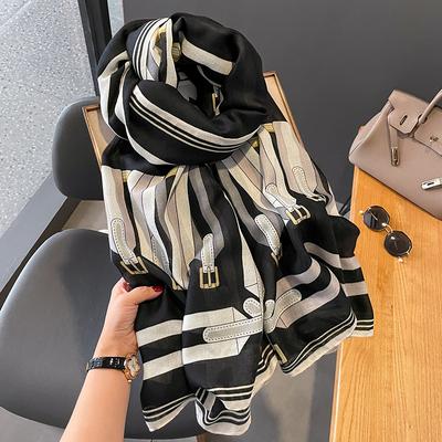 New Fashion Women'S Sunscreen Warm Windproof Cold Long Shawl Four Seasons Scarf Women