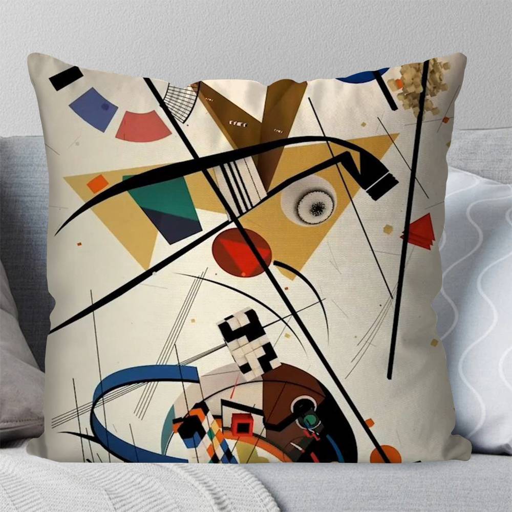 Abstract Geometric Pillow Case Fashion Square Pillowcase Bedroom Sofa Room Ins Decoration Leisure