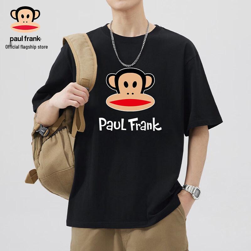 paul frank Herren Sommer Lockere Passform Baumwolle Kurzarm T-Shirt