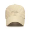 Embroidered 3d Letter Perforated Quick-dry Baseball Cap for Men and Women - Sun Protection, Casual, Elastic Band, Duckbill Cap