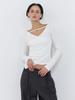 ETMON Unbalance Strap T-Shirt, Ivory