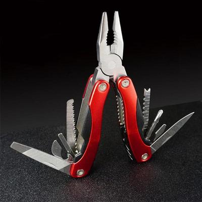 Multitool Folding Pliers Screwdriver Knife EDC Wire Stripper Multi Functional Tool Fishing Hiking Outdoor Camping Survival Kit