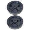 Pack of 2 Heavy Duty Quiet Air Compressor Wheels Durable Plastic Casters Wheel 20/25mm Mounting Hole for Easy Mobility