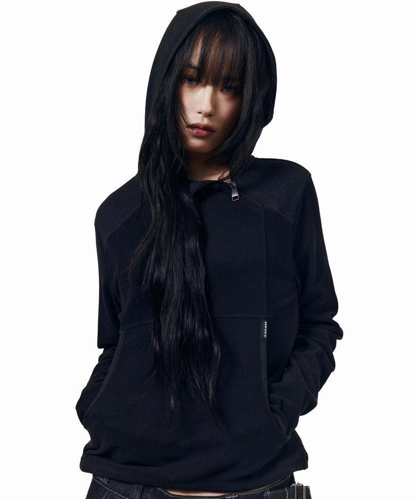 AAKAM Fleece Utility Hooded Long Sleeve (Black)