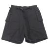Sacai Unused Thomas Mason Men's Black 100% Cotton Shorts, Size 1, 23-03041M, Stainless Steel Bottoms 1 blackUsed