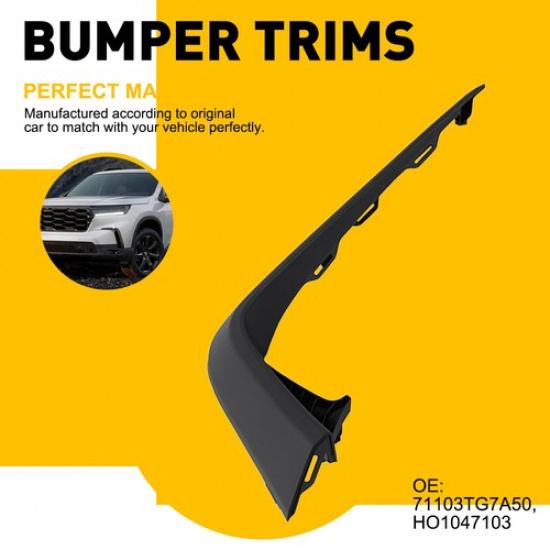 Passenger Side Front Right Upper Bumper Trim Molding Fits - Honda Pilot