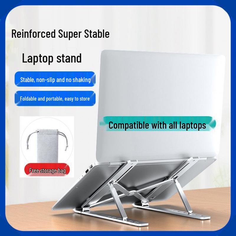 Adjustable Portable Multi-Functional Laptop Stand with Cooling and Stable Support