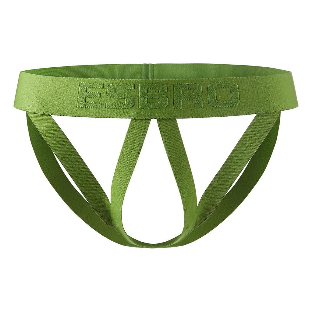 Men's Backless Lace-up Butt-Lifting T-Pants with Elastic Band