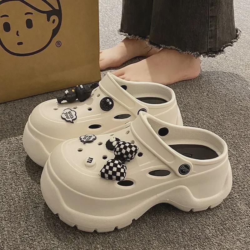 EVA Femme 2024 Style Plage Semelles Épaisses Antidérapantes Bout Fermé