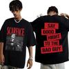 Scarface "Say Good Night to the Bad Guy" Vintage Grafisch Oversized T-shirt | Film Streetwear Tee