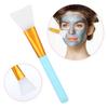 2PCS Silicone Mask Applicator Tool Face Mask Brush Soft Silicone Facial Mud Makeup Brushes Face Mask Beauty Tool Hairless Spatula Applicator Tools