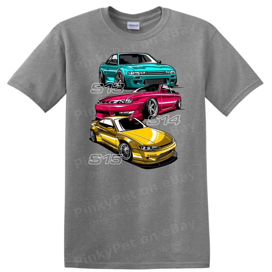 Car Enthusiast T Shirt Cool Racing Cars Graphic Design Tee 76-80 Characters