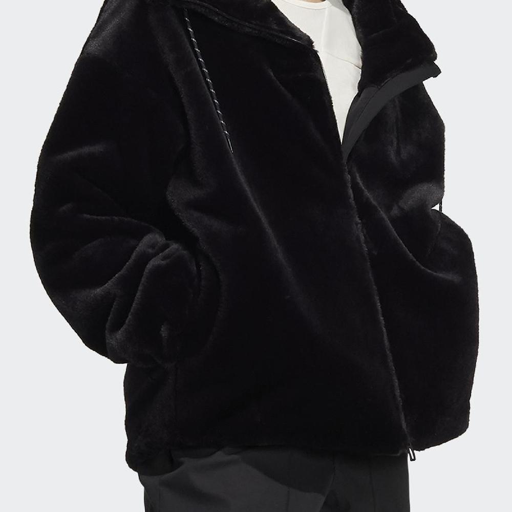 adidas Jaqueta Casual Quente de Lã para Mulheres Jaquetas Preto H07395